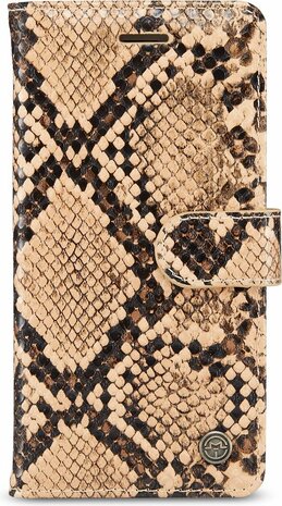 iPhone SE 2020 Beige - Slangen Book Case