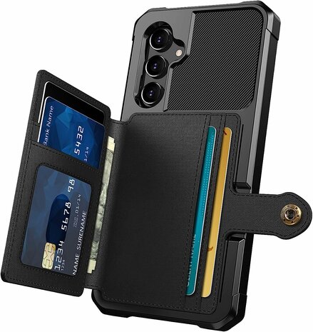 Samsung A14 Zwart - RFID Back Cover