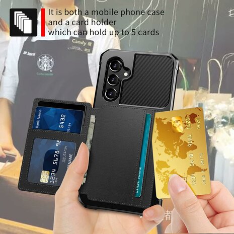 Samsung A14 Zwart - RFID Back Cover