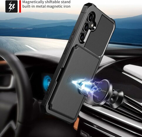 Samsung A14 Zwart - RFID Back Cover
