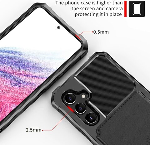 Samsung A14 Zwart - RFID Back Cover