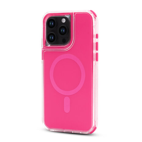 iPhone 16 Pro Max - Neon Roze - Liquid MagSafe Armor Case