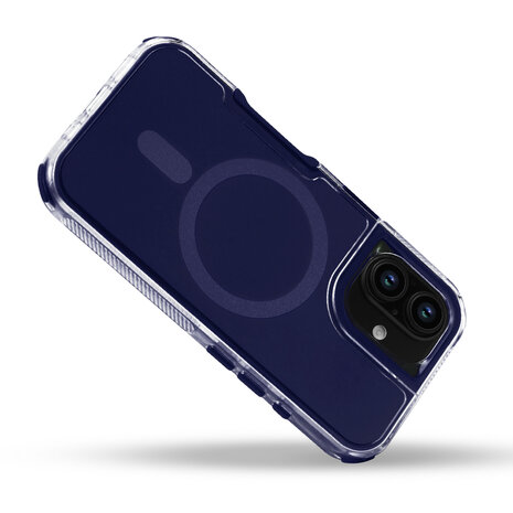 iPhone 16 Plus - Donker Blauw - Liquid MagSafe Armor Case