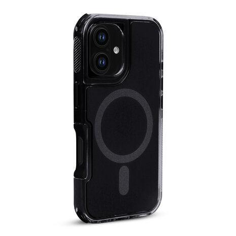 iPhone 16 - Zwart - Liquid MagSafe Armor Case
