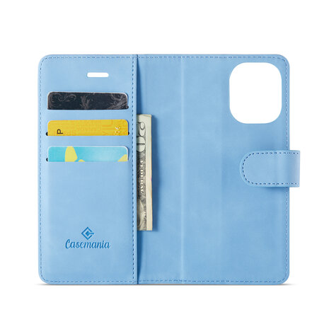 iPhone 16 - Sky Blue - 2 in 1 Book Case