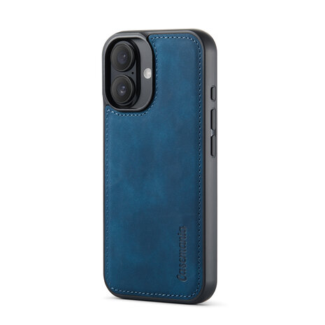 iPhone 16 - Navy Blue - 2 in 1 Book Case
