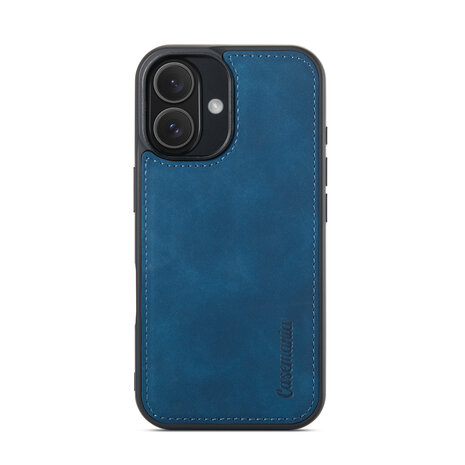 iPhone 16 - Navy Blue - 2 in 1 Book Case