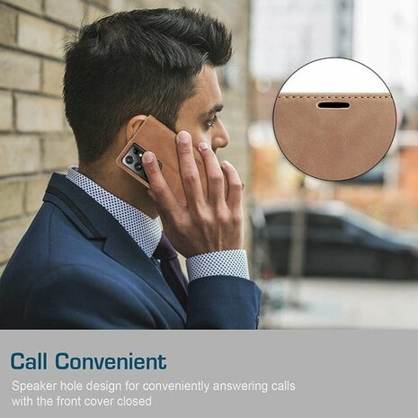 Samsung S21 Ultra Sienna Brown - Book Case