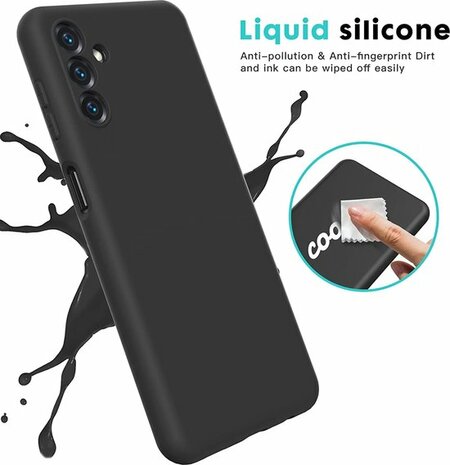 Samsung M23 - Siliconen Back Cover - Zwart