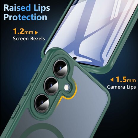 Samsung S23 - Matte MagSafe Armor - Groen