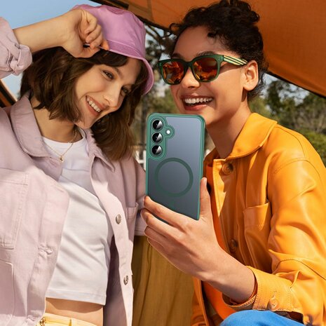 Samsung S23 - Matte MagSafe Armor - Groen