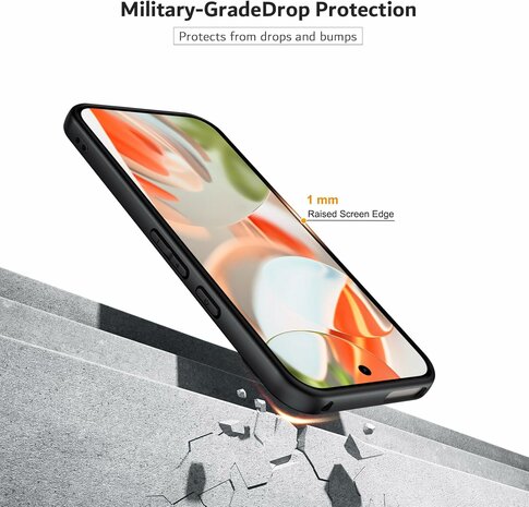 Pixel 9 Pro - Zwart -- Siliconen Back Cover