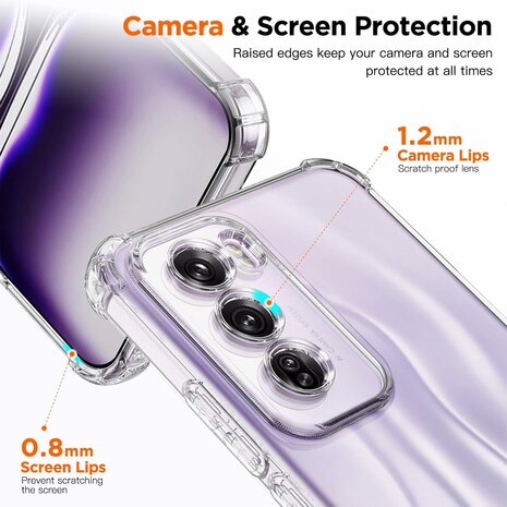 Reno 12 Pro - Anti Shock &amp; 2x Glas - Transparant