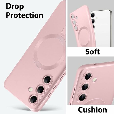 Samsung S25 - MagSafe Matte TPU - Roze