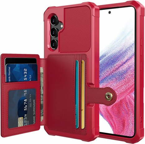 Samsung A14 Rood - RFID Back Cover