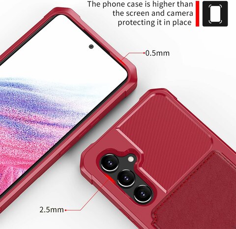 Samsung A14 Rood - RFID Back Cover