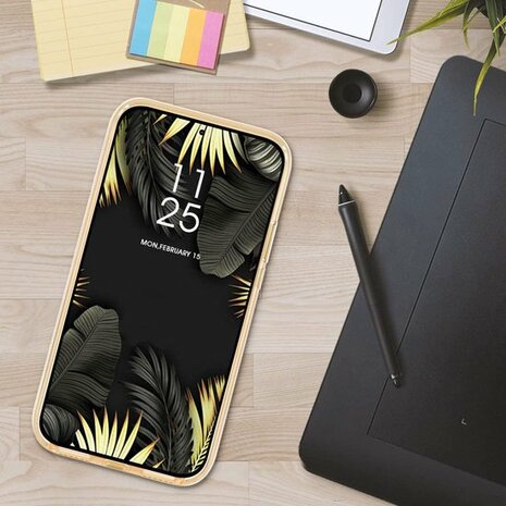 Samsung A03 - Glitter Back Cover - Goud