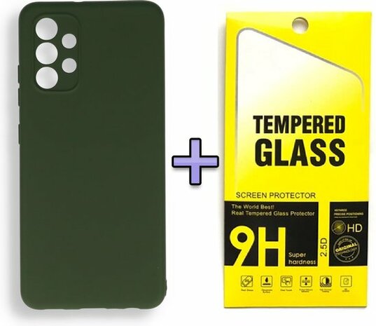 A32 4G - Back Cover &amp; Glas - Groen