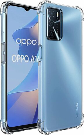 Oppo A16 &amp; A16S - Anti Shock &amp; 2x Glas - Transparant