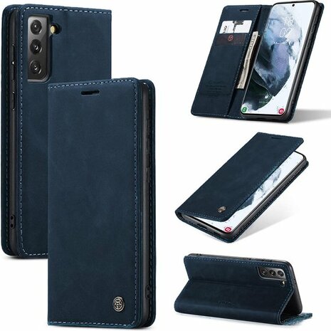 Samsung S21 Plus Navy Blue - Book Case