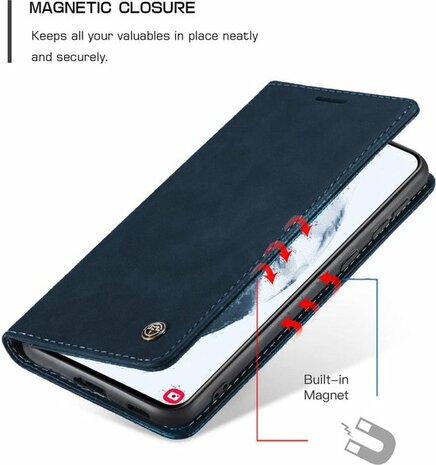 Samsung S21 Plus Navy Blue - Book Case