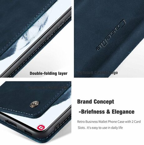 Samsung S21 Plus Navy Blue - Book Case