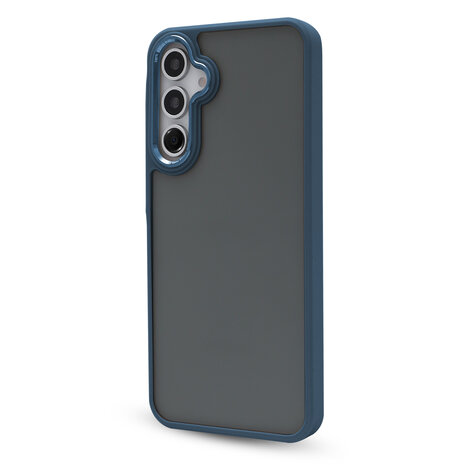 Samsung S24 FE - Frame Back Cover - Blauw
