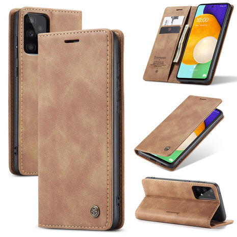 Samsung A71 Sienna Brown - Book Case