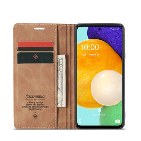 Samsung A71 Sienna Brown - Book Case