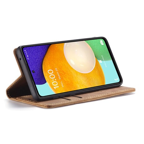 Samsung A71 Sienna Brown - Book Case