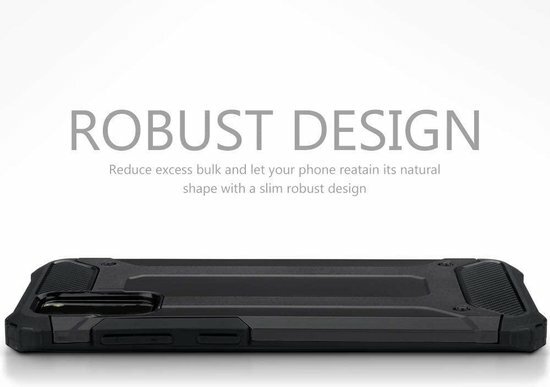 Samsung S20 Plus - Armor Back Cover - Zwart