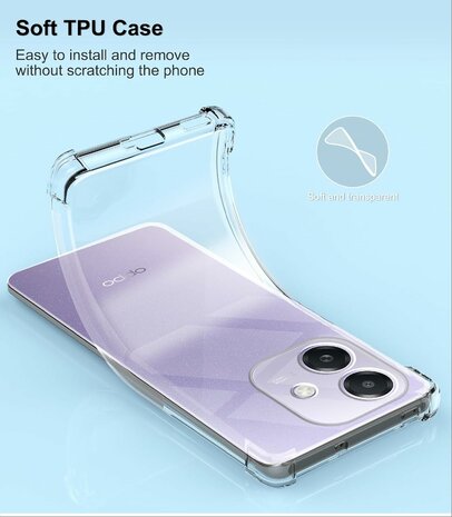 Oppo A40 / A40m / A60 5G - Anti-Shock - Transparant
