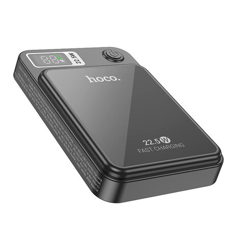 Hoco DB40 Draadloze Powerbank - 5000 mAh Snel Lader - Geschikt voor MagSafe - Zwart