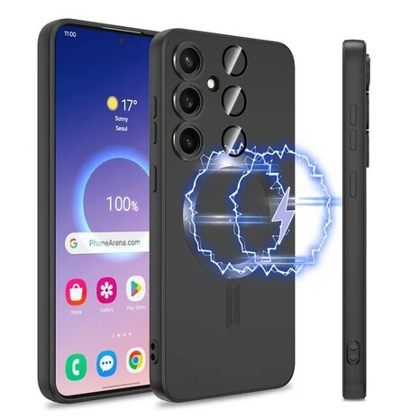 Samsung S25 - MagSafe Matte TPU - Zwart