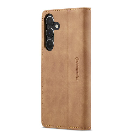 Samsung S24 FE - Book Case - Sienna Brown