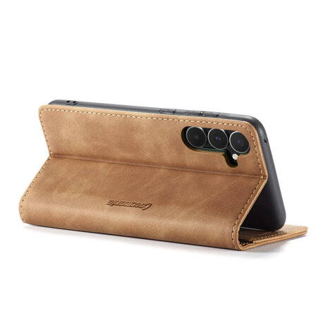 Samsung S24 FE - Book Case - Sienna Brown