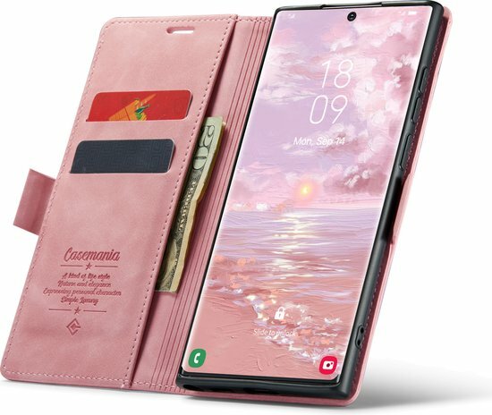 Samsung S22 Ultra Pale Pink - Book Case