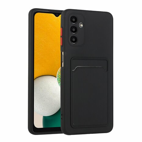 Samsung A54 - Back Cover met Kaarthouder - Zwart