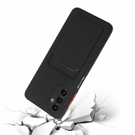 Samsung A54 - Back Cover met Kaarthouder - Zwart