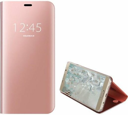Samsung S20 Plus - Clear View Case - Roségoud