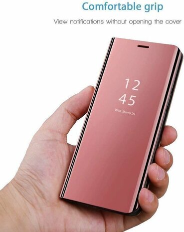 Samsung S20 Plus - Clear View Case - Roségoud