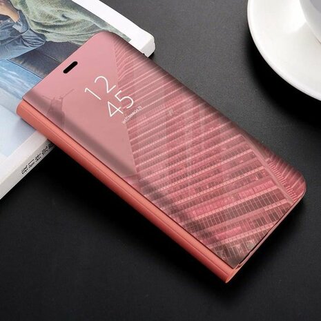Samsung S20 Plus - Clear View Case - Roségoud