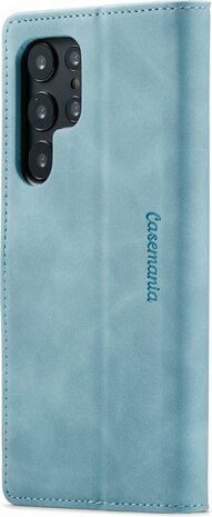 Samsung S22 Ultra Aqua Blue - Book Case