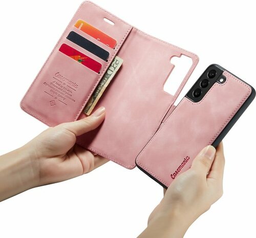 Samsung S23 Plus Pale Pink - 2 in 1 Magnetic Book Case