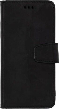 iPhone XS Max Zwart - Lederen Book Case