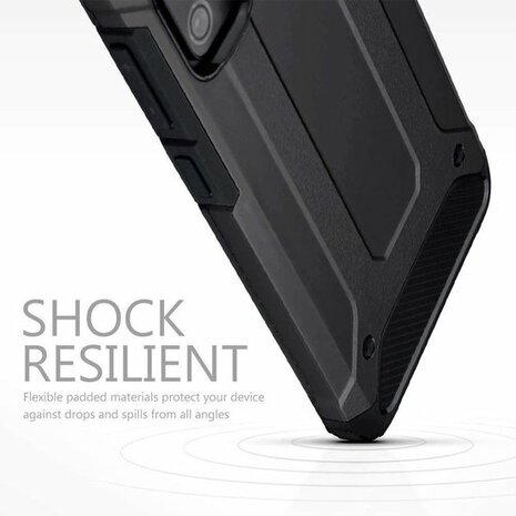 Samsung S20 FE Zwart - Armor Back Cover