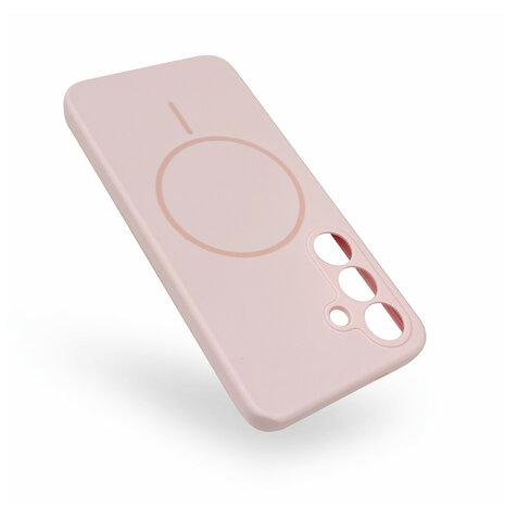 Samsung S25 - Roze - Zachte MagSafe Liquid Case