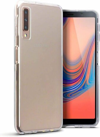 Samsung A7 2018 - Siliconen Back Cover - Transparant
