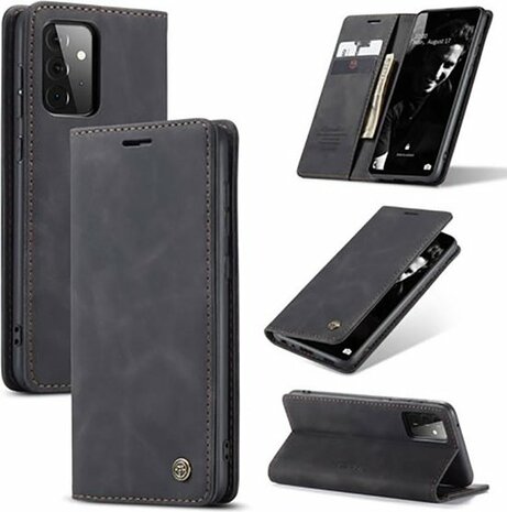 Samsung A72 Charcoal Gray - Book Case