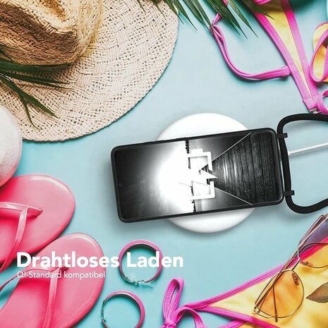 Samsung S21 Ultra Roze - TPU Back Cover met Koord